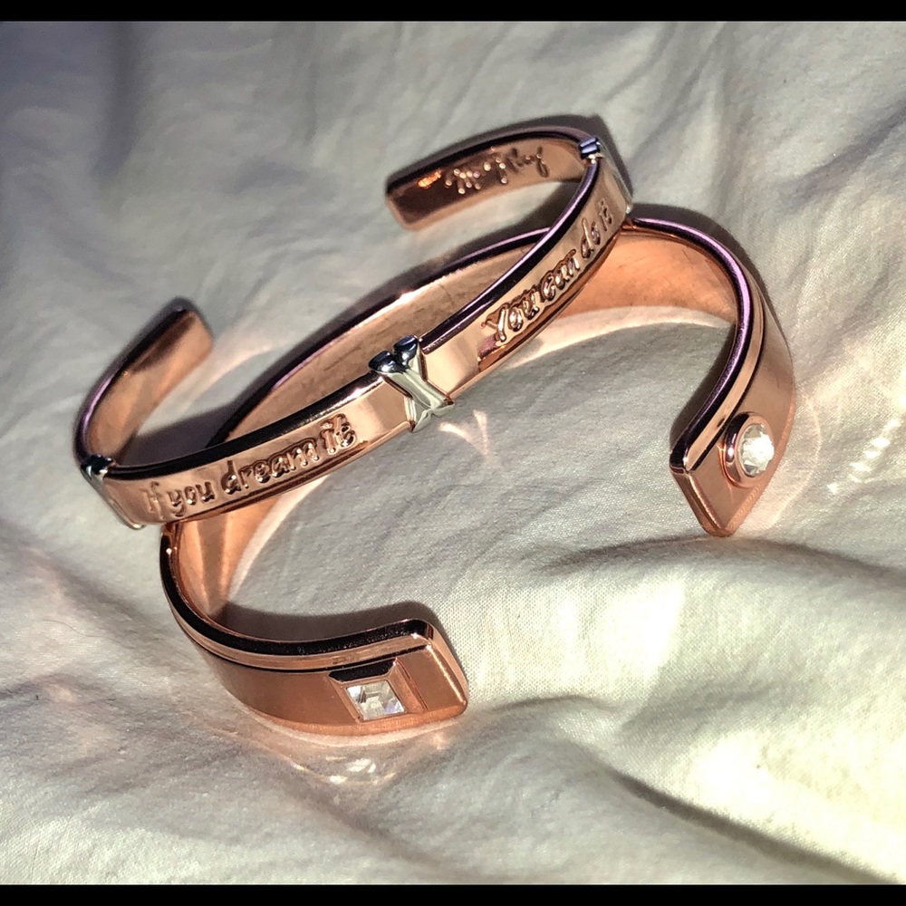 Two Rose Gold Quote Bracelets Mary Kay Jewelry